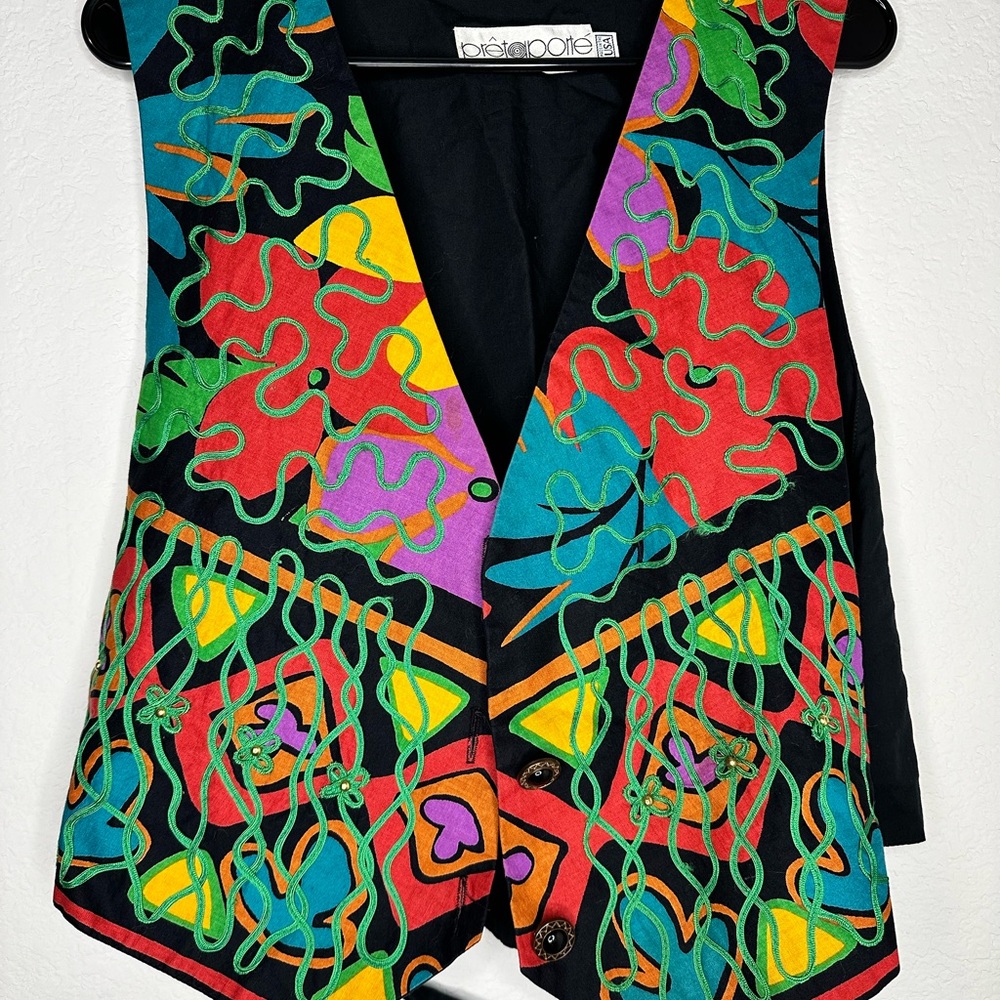 80’s Colorful Vest